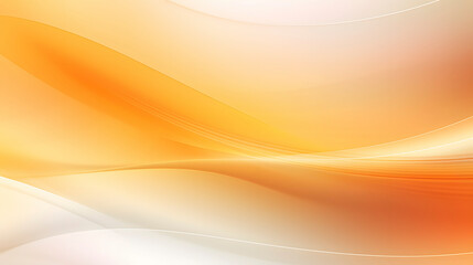 Digital yellow orange white gradient curve abstract graphic poster web page PPT background