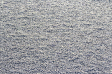 Texture of white shiny winter snow