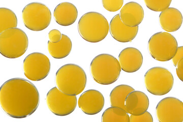 Yellow air bubbles