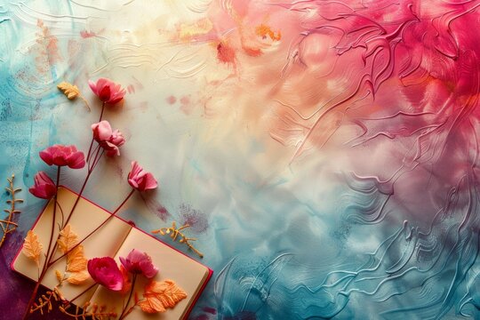 abstract background for World Book Night