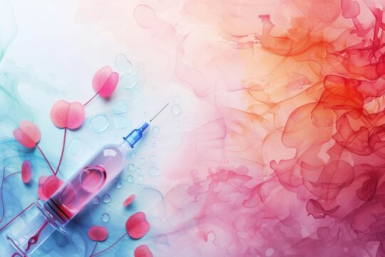 abstract background for World Immunisation Week