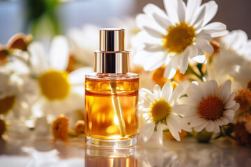 Herbal Essence Oil in Nature Setting