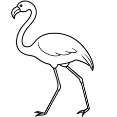 Obraz premium illustration of a flamingo