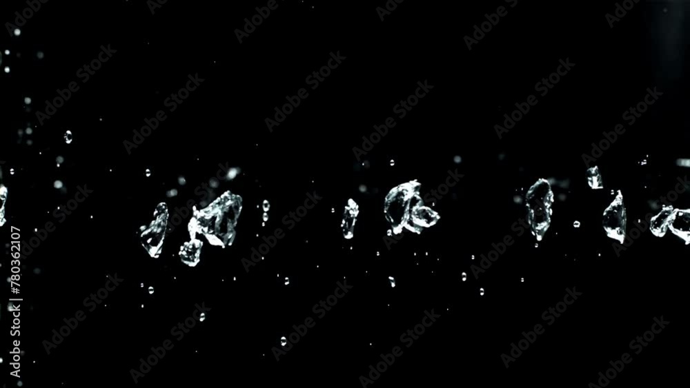 Canvas Prints super slow motion air bubbles motion under water. . high quality fullhd footage