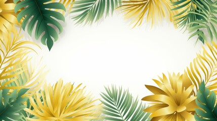 Fototapeta na wymiar Vibrant summer abstract background for sale banner and poster design with flat illustration