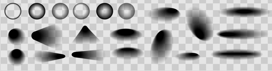 Shadow box paper line vector. 3d page frame divider set. Isolated realistic shade border pack. Bottom overlay element design asset illustration for website interface. Sheet edge layout collection