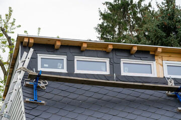 Roof will be re-covered with slate - 780367981