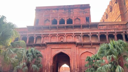 Agra Fort is a Historic red sandstone fort. Agra Fort is a UNESCO World Heritage site in the city...