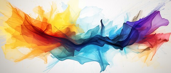 Colorful abstract background flowing image water design transparent