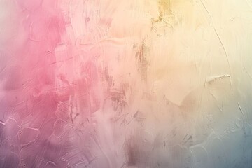 Obraz premium A textured abstract painting with shades of pink and blue blending into each other, creating a dreamy backdrop..