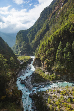 Bhote-Khosi river valley, Nepal