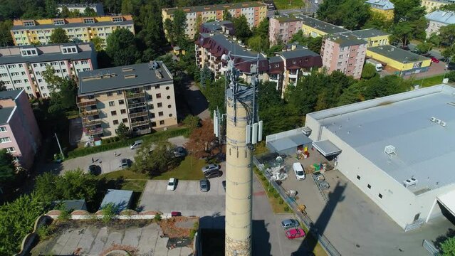 Old Boiler House Otwock Stara Kotlownia Aerial View Poland