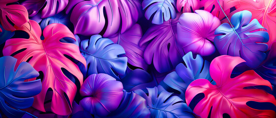 Fototapeta premium Colorful Floral Pattern on Textured Background, Bright and Artistic Design, Creative Fabric Art