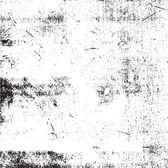 Vector Grunge Texture Overlay. Monochrome abstract distressed background.	