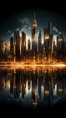 Fototapeta premium Future Internet financial technology background