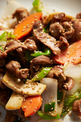 Stir-fried Chicken Gizzard Vegetables