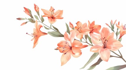Vintage watercolor decoration wedding card flowers illustration poster background
