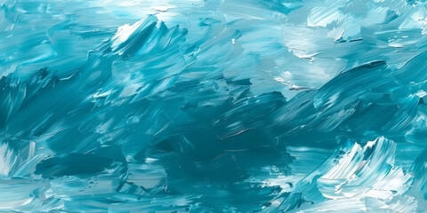 Abstract blue watercolor, blue teal watercolor paint, banner