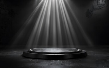 stage with spotlight