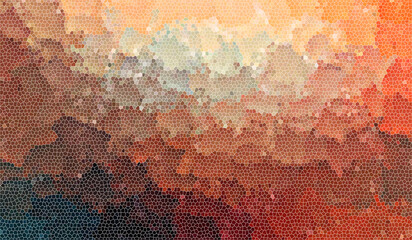 layered shadow blended abstract mosaic effect image file gradient pale orange mustard yellow ashes color wall mural background backdrop	
 - obrazy, fototapety, plakaty