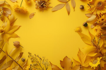 Autumn background with copy space.