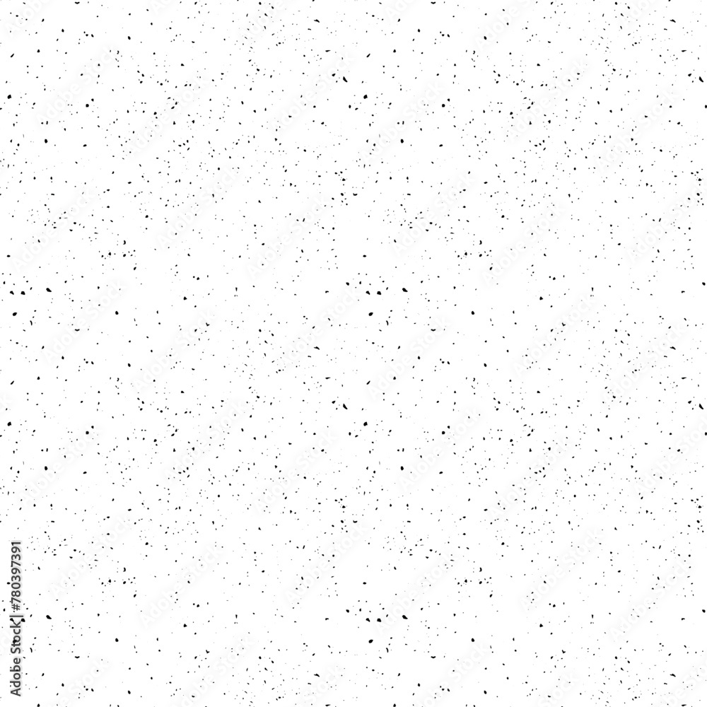 Wall mural subtle halftone vector texture overlay. monochrome abstract splattered background.