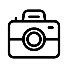camera icon or logo isolated sign symbol vector illustration - high quality black style vector icons