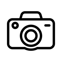 camera icon or logo isolated sign symbol vector illustration - high quality black style vector icons