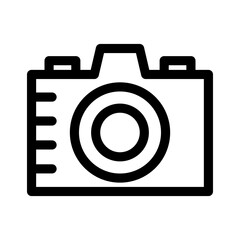 camera icon or logo isolated sign symbol vector illustration - high quality black style vector icons