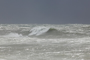 Beautiful stormy seascape - 780403984