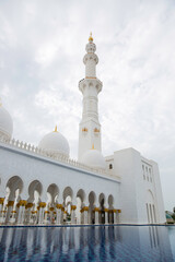 Fototapeta na wymiar Sheikh Zayed Mosque, Grand Mosque, Abu Dhabi - march 18, 2024: