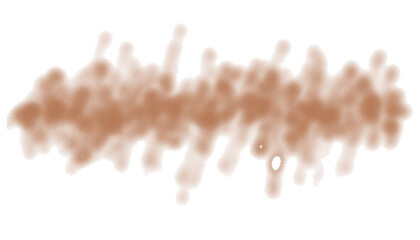 brown brush on blur background 
