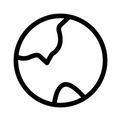 earth icon or logo isolated sign symbol vector illustration - high quality black style vector icons