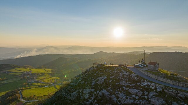 Viewpoint of Monte da Varela, Cabeceiras de Basto, Portugal.