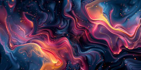 Abstract background with swirling patterns and fluid shapes in earthy tones, resembling the universe's beauty