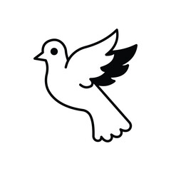 Dove vector icon