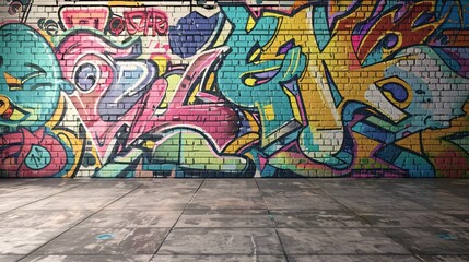 graffiti on the wall background