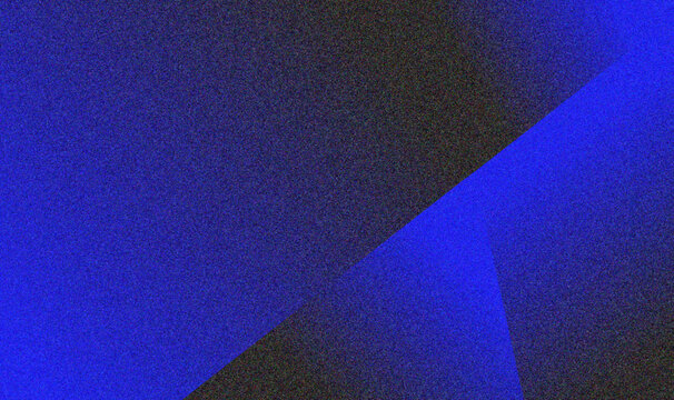 Creative abstract blue color textured gradient background. Grain gradation, blur effect, copy space. Vector illustration