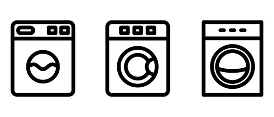 laundry icon or logo isolated sign symbol vector illustration - high quality black style vector icons
