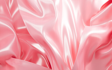 Fototapeta premium Abstract smooth cloth material, 3d rendering.