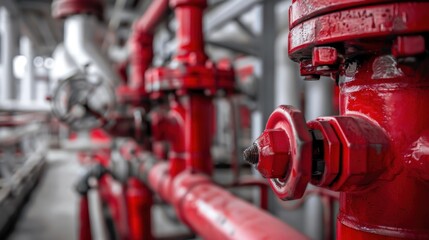 Fire sprinklers and red pipe are part of an overall safety protocol for fire and life safety.