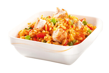 Reissalat in Schüssel