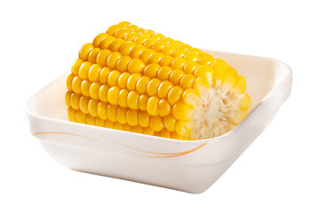 halber Maiskolben in Schale