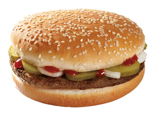 BBQ Burger in Sesam Brötchen