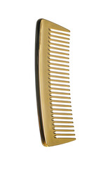 Hairdresser tool. Hair comb isolated on white