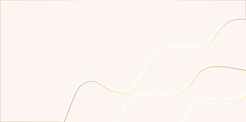 orange Paper Cut Background. Wave Shape Pattern Concept. White abstract paper cut background with wavy Paper cut style template. Modern Origami Template with Shadow. Curve Texture. Abstract Design