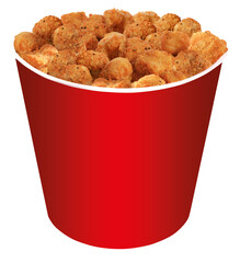 Chicken Bucket mit Chicken Popcorn