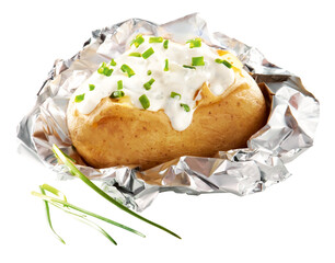 Ofenkartoffel mit Quark