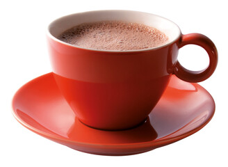 Kakao in roter Tasse