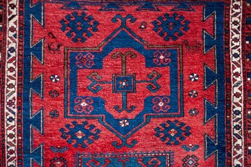 Traditional Armenian rug with authentic patterns